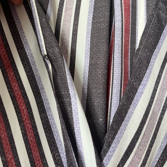 BB Dakota Long-Sleeve Striped Blouse - Picture 5 of 6